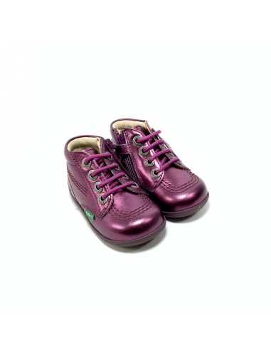 Chaussures Kickers BILLYZIP-2 F Violette pour Bébé fille, Enfant