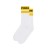 ATHLETIC LOGO SOCK - WHITE ORGAN