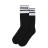 ATHLETIC LOGO SOCK - BLACK ORGAN